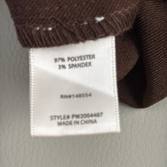 Indigo Rising Elegant Brown Women's Skort - Picture 5 of 8